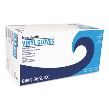 Boardwalk® General Purpose Vinyl Gloves, Powder-latex-free, 2 3-5 Mil, Large, Clear, 100-box freeshipping - TVN Wholesale